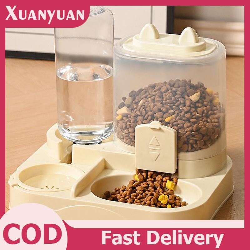 XUAN Gravity-Fed Tự Động Ăn Bát Thức Ăn Cho Chó Có Máy Đựng Nước Dung Tích Lớn Thức Ăn Cho Thú Cưng Hộp Đựng Đồ Cho Thú Cưng VN