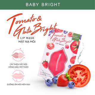 Mặt Nạ Môi Cà Chua Baby Bright Tomato & Gluta Bright Lip Mask 10g