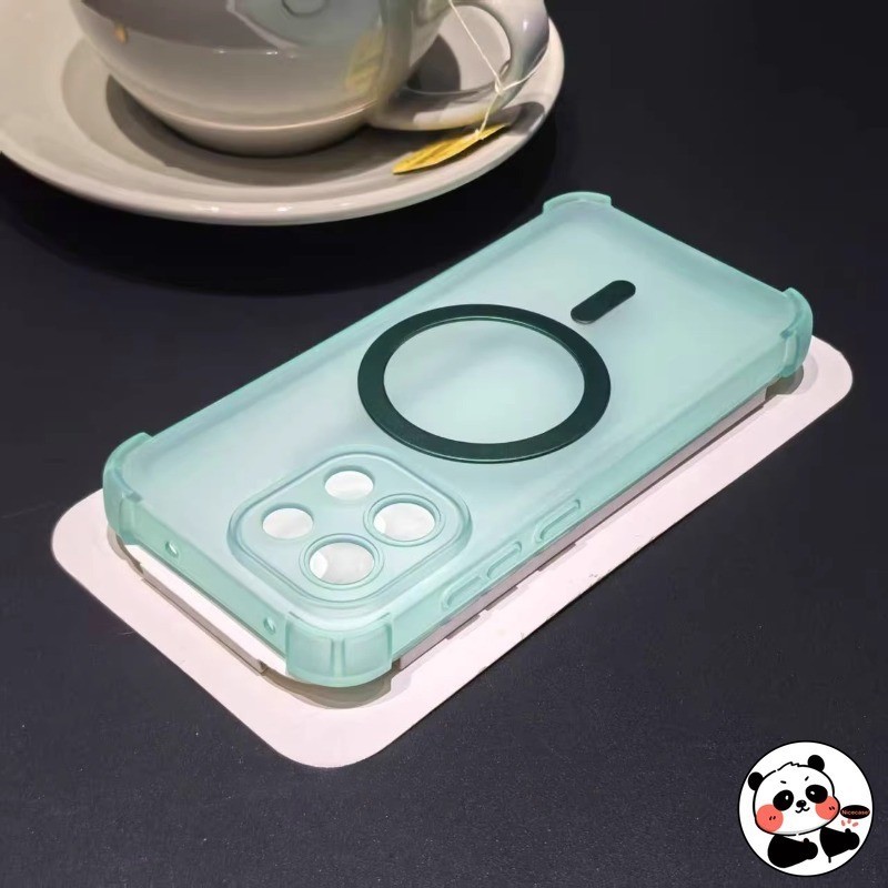 Ốp Điện Thoại Từ Tính Cho OPPO Reno 15C 15F 15 Pro Max Mini A6 Find X9 Pro Reno15ProMax Reno15ProMini 5G 4G Ốp Lưng Dễ Thương Đơn Giản Màu Kẹo Vỏ Mềm Chống Sốc