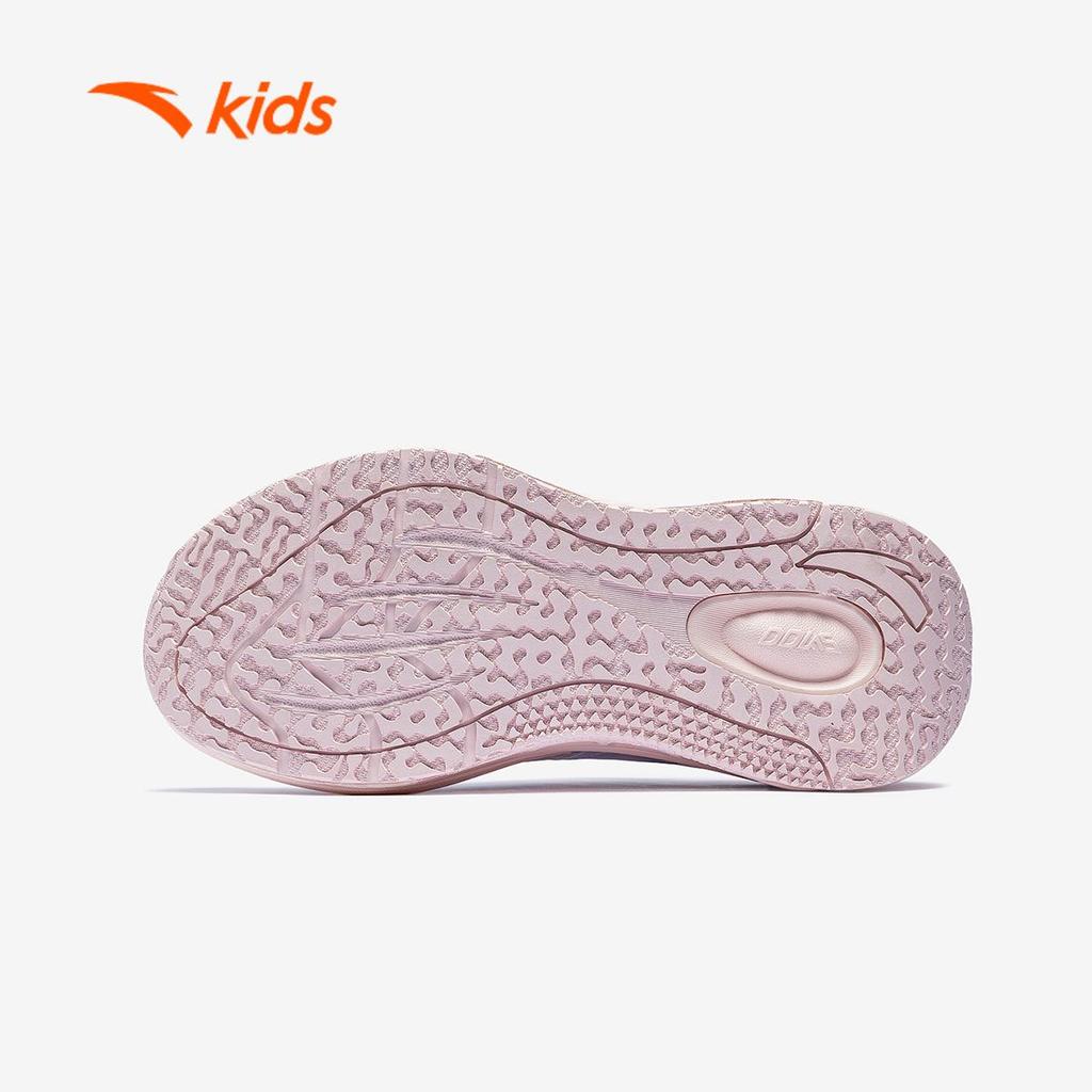 ANTA Kids Giày Chạy Thể Thao Bé Gái Nâng Đỡ Vòm Chân, Êm Nhẹ Giảm Chấn, Khóa Xoay Tiện Lợi 322545530R