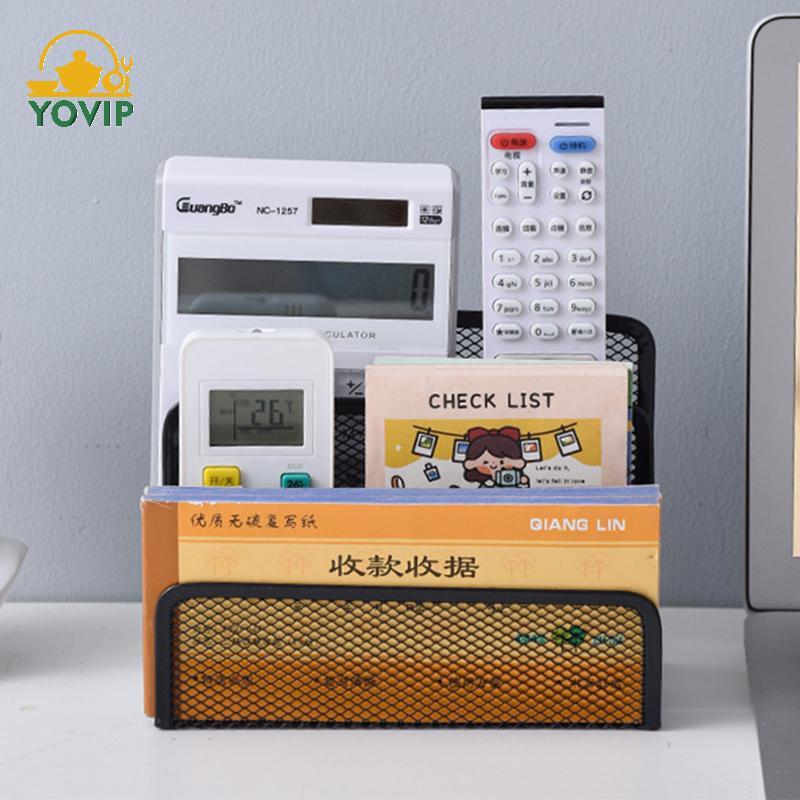 YOVIP Giấy Khay Sổ Tay Đứng Ra Bàn 3 Lớp Bla Kim Loại Sắt Lưới Giá Đỡ Cho Tạp Chí Tập Tin Sách Ra Tổ Chức Văn Phòng VN