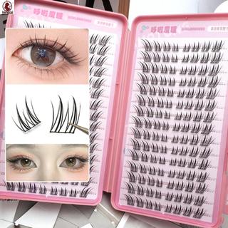 Lông mi giả uốn cong C tự nhiên 30 hàng Sợi tổng hợp màu đen Nhẹ Dễ dàng áp dụng