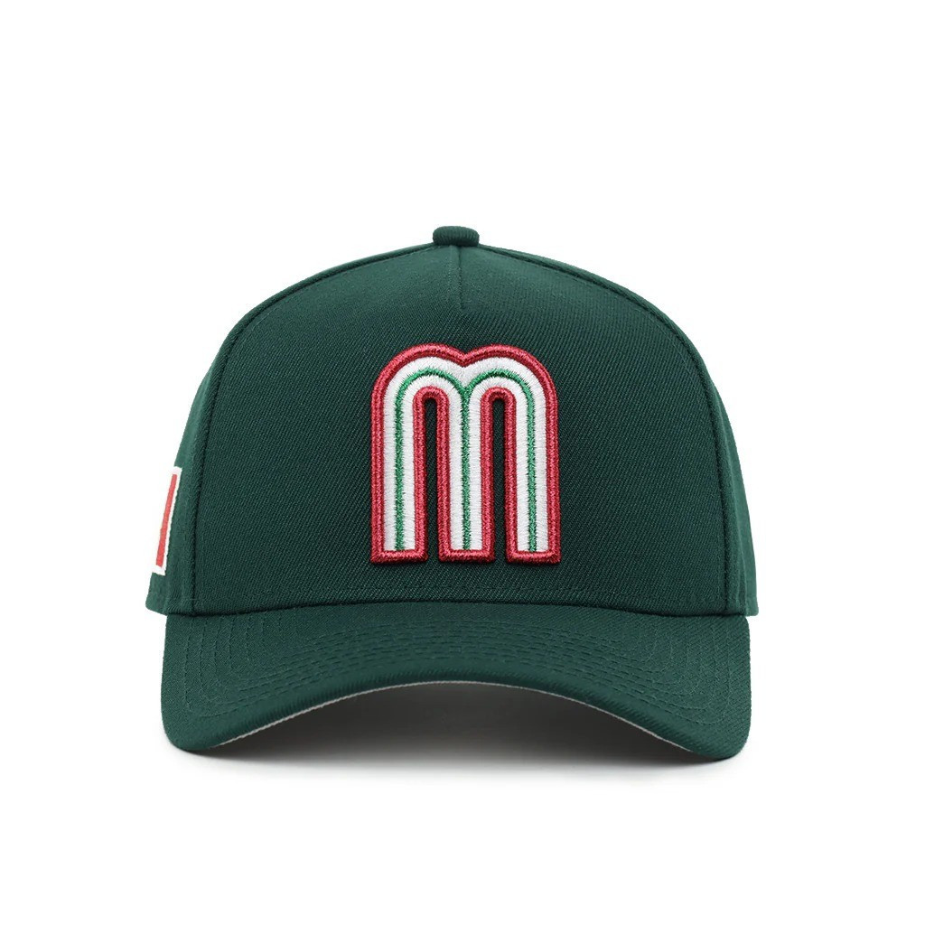 Áo snapback 9Forty A-Frame cổ điển bóng chày México, cờ México màu xanh đậm, unisex