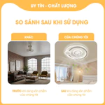 Đồ dùng cho gia đình Quạt Trần Đèn LED Thông Minh Kiểu Dáng Sang Trọng Điều Khiển Từ Xa QTD166 ( Nội thất đẹp giá tốt) — ảnh 4
