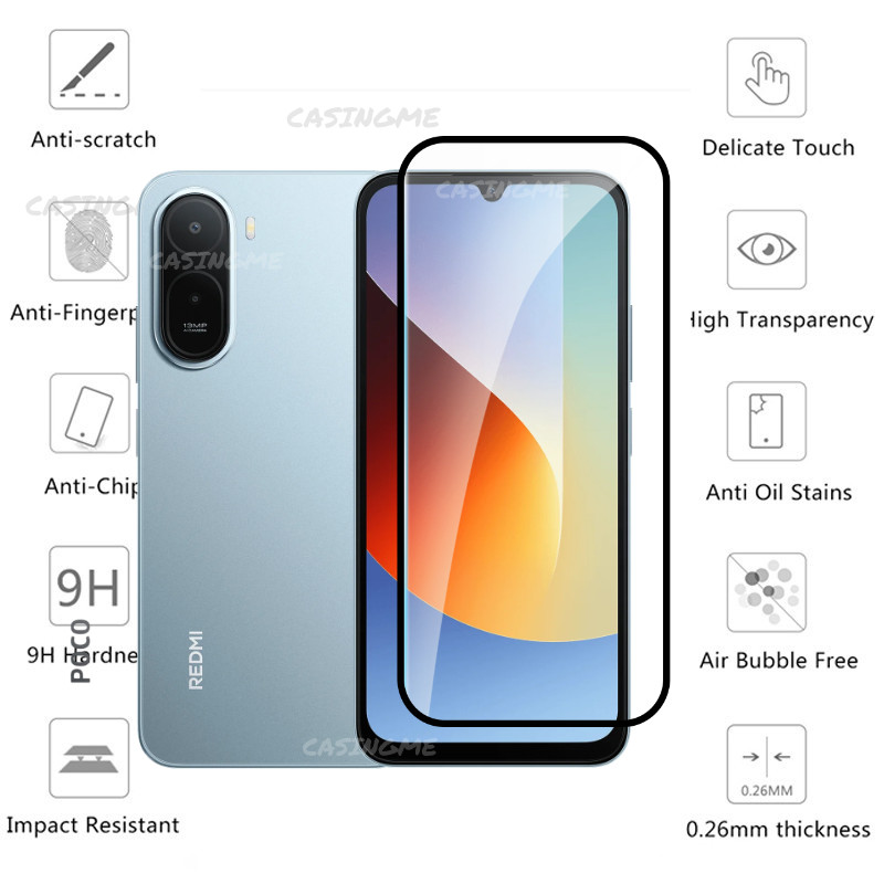 Redmi A7 Pro 2026 Bảo Vệ Màn Hình Trong Suốt Full Cover Phim Cho RedmiA7Pro Redmi A7 RedmiA7 Pro A7Pro 4G 5G 2026 Kính Cường Lực Ống Kính Máy Ảnh