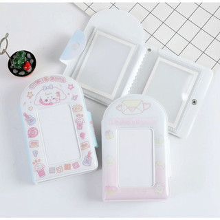 Album giữ thẻ FESTLY, Phim hoạt hình Mini Idol Card Collect Book, Vỏ bảo vệ ảnh PVC 3 Inch dễ thương dành cho sinh viên