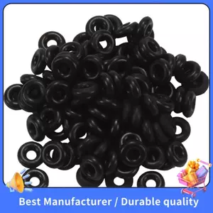 100 Chiếc Cao Su Cá Chép Câu Cá Thiết Bị Đầu Cuối Giải Quyết Câu Cá Tròn O Nhẫn Chống Trơn Trượt Chặn 6 Mm