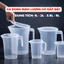 Cốc Đong Định Lượng Có Nắp Đậy - Ca Đong Nhựa Cao Cấp Chia Vạch Chính Xác, Dụng Cụ Pha Chế Tiện Lợi