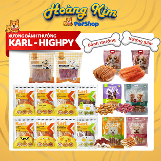 Xương Karl / Highpy/ Wanpy -  Xương Gặm Snack Ăn Vặt Cho Chó làm sạch răng thơm miệng