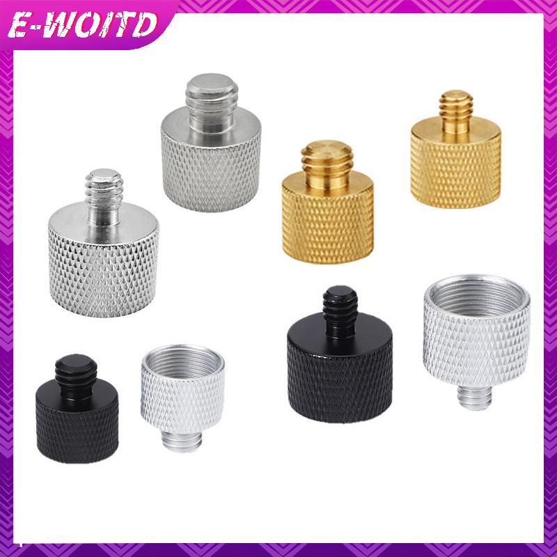 E-WOITD 1 / 4 3 / 8 Inch Đến 5 / 8 Micro Đứng Chuyển Đổi Vít Phụ Kiện Cho Chân Máy Micro Chân Đế Adapter Mic Sợi Bộ Chuyển Đổi E-WOITD