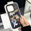 black cat đập màu vân Đối với iPhone 1314 cộng với trường hợp điện thoại 1516 mềm trường