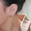 Bông tai bạc cổ điển S925 nữ không phai màu độc đáo