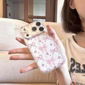 Kotak pelindung iPhone 17dengan ikat leher, pelindung promax yang comel dan menggemaskan