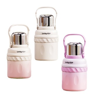 Bình giữ nhiệt inox 316 dung tích lớn, kèm ống hút cầm tay, dùng cho ô tô