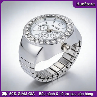 Phụ kiện đeo tay nhẫn kết hợp đồng hồ mini Nhẫn Mặt Đồng Hồ Thạch Anh،Phụ kiện thời trang hàng ngày