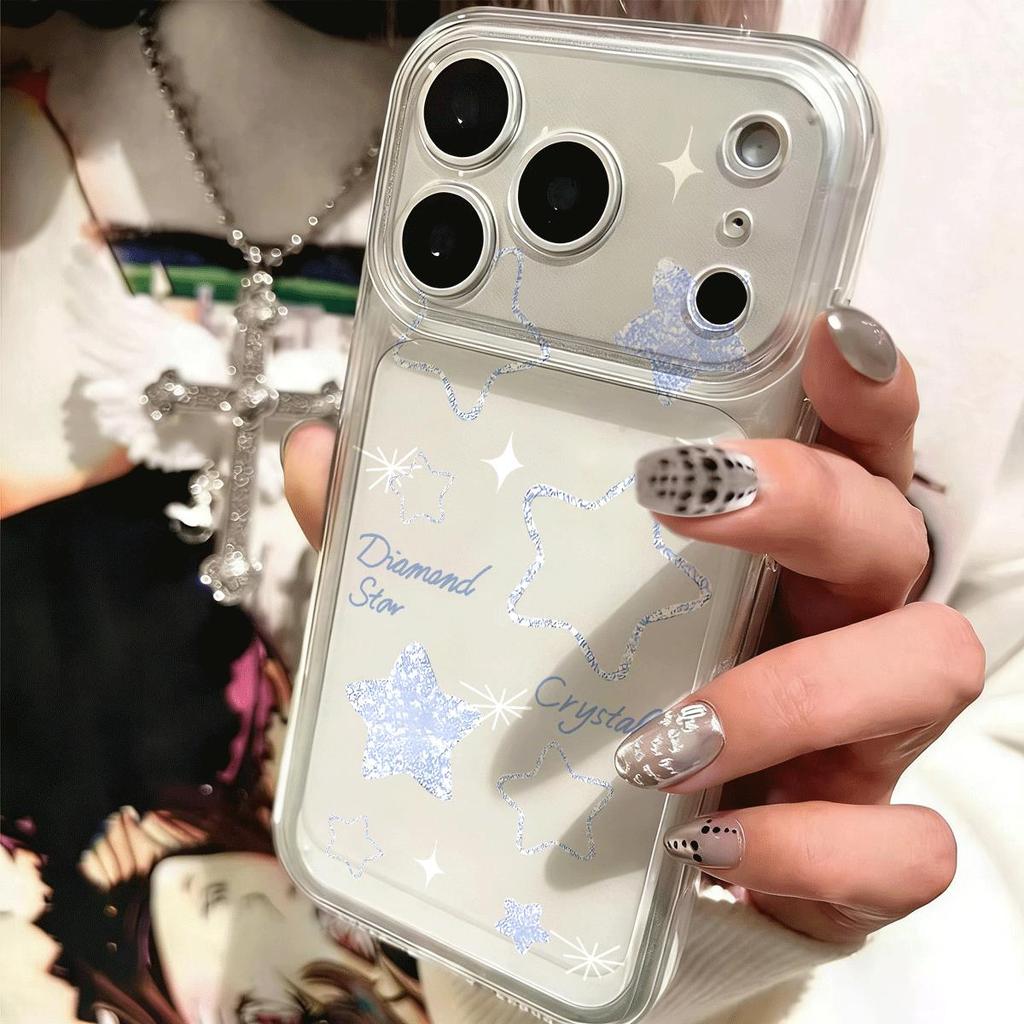 Star Mans Flash Drill cho 16 trường hợp iPhone 17Air Space Case 14/13/11Pro