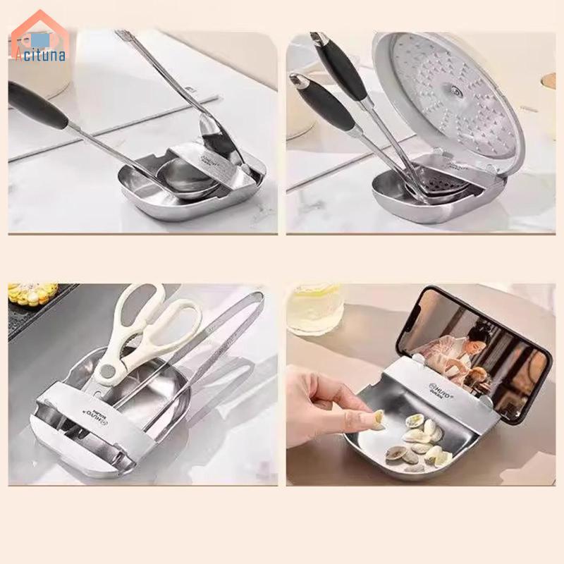 Giá đỡ thìa nhà bếp hiện đại Giá đỡ dụng cụ bằng thép không gỉ ổn định để lưu trữ tại nhà và mặt bàn