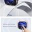 Tai nghe giảm tiếng ồn ANC không dây thực sự Air Max Tai nghe Bluetooth 5.4 LED Màn hình cảm ứng thông minh Tai nghe Bluetooth có Mic Hỗ trợ điều chỉnh trượt cho tất cả các điện thoại thông minh