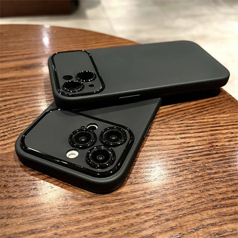 Ốp Điện Thoại Silicon Mềm Mờ Sang Trọng Cho iPhone 17 16 15 14 13 12 11 Pro Max Plus XS X XR Giây Đến 17 Vỏ Chống Sốc