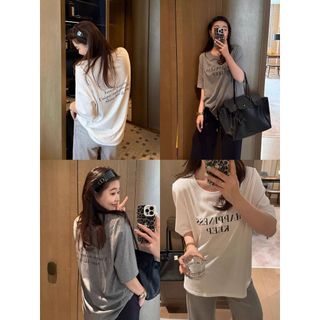 Áo Thun Nữ 2026, Cotton, Thiết Kế Hoạt Hình In Hình