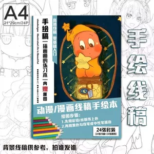 4.13 Ngôi Sao Người Hàng Hóa Vẽ Tay Dự Thảo Graffiti Tô Màu Phác Thảo Tranh Copybook A4 Sách Vẽ Anime Hoạt Hình Quà Tặng