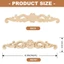 Cc 4 Trang Trí Hoa Chạm Khắc Táo Onlays Cho Đồ Nội Thất Chân Bàn DIY Craft 6 3Inch Nội Thất Đề Can
