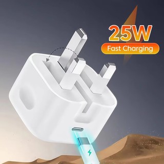 Elough PD25W Sạc Siêu Nhanh Loại C Cho Điện Thoại Di Động Phích Cắm Vương Quốc Anh Có Thể Gập Lại Bộ Sạc Tường