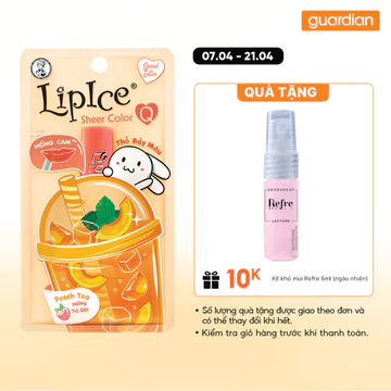 Son Dưỡng Có Màu Lipice Sheer Color Q Thỏ Bảy Màu Hồng Cam 2,4Gr