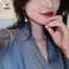 Bông Tai Ngọc Trai Vintage Nam Tính với Viền Kim Loại Trắng và Đỏ Tùy Chọn [Mina]