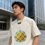 Áo thể thao retro tay ngắn cho nam, phù hợp vận động ngoài trời và đi xe đạp