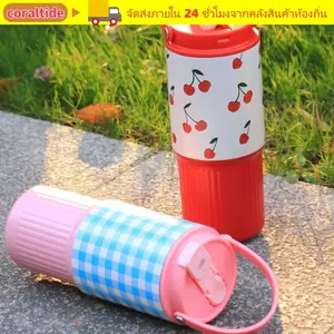 Bình Nước Giữ Nhiệt CORALTIDE, Di Động Với Ống Hút Uống Nước Lạnh, Thép Không Gỉ 304 Thời Trang Chống Rò Rỉ 710ML Cốc Cách Nhiệt Dung Tích Lớn Thể Thao Du Lịch