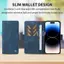 Ốp YJD Cho Honor 600 Pro Da Cao Cấp Cảm Giác Da Bên Khóa Khe Cắm Thẻ Chống Rơi Vỏ Điện Thoại