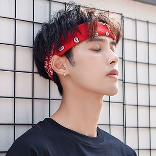 Nam Nữ Thể Thao Hạt Điều Hoa Vuông Khăn Hip Hop Hip Hop Phố Hipster Đầu Vuông Khăn Mũ 4.18