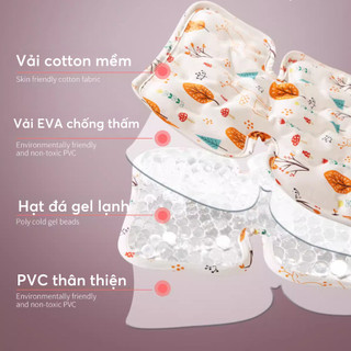 Đệm Lót Xe Đẩy Gel Lạnh Cho Bé MAISON, Tấm Lót Làm Mát Tức Thì, Dùng Cho Xe Đẩy Ghế Ăn Dặm, Mềm Mại Thoáng Mát