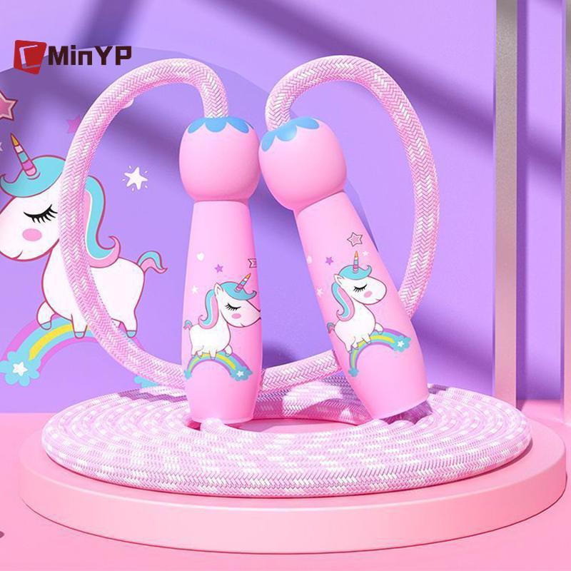 CMinYP 2.8M Hoạt Hình Huấn Luyện Nhảy Dây Tập Thể Dục Cho Trẻ Em Nhảy Dây Cotton Dây Có Thể Điều Chỉnh Nhảy Dây Vinh Quang Tiểu Học