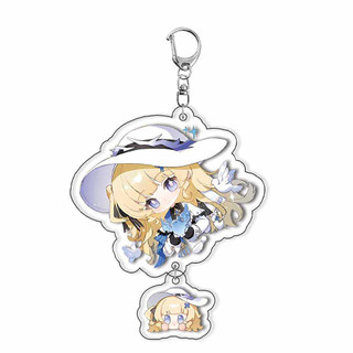 New style Wuthering Waves Anime Acrylic Keychain Cartoon Diy Creative Homemade Bag Decoration Pendant Height 6Cm