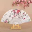 Quạt Vải Lụa Phnom Penh Quạt Gấp Cổ Trang Phục Cổ Hanfu Fan Sinh Viên Mang Theo Nhựa Khiêu Vũ Gấp Quạt 260419