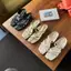 TT Phong Cách Hàn Quốc Bện Đeo Chéo Flip-Flops Nữ Mùa Hè 2026 Mũi Vuông Dày Giày Sandal Dép Có Váy
