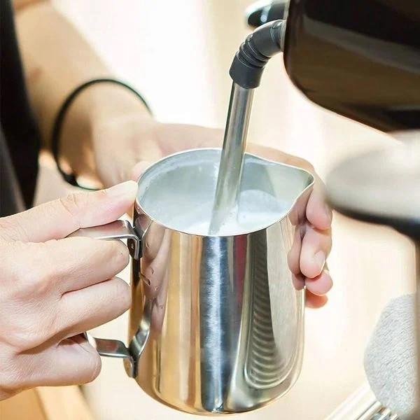 Ca Đánh Sữa Inox - Dung Tích 350ml / 600ml / 1000ml | Dụng Cụ Pha Chế Barista Chuyên Nghiệp