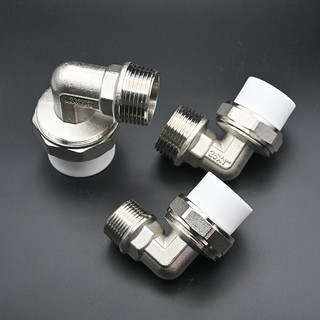 Tất Cả Đồng Mạ Điện ppr Dây Ngoài Nam Chủ Đề Linh Hoạt Khớp 90 Độ Khuỷu Tay Tản Nhiệt Nóng Chảy 6 Điểm 25 Đến 3Cm 3Cm 32
