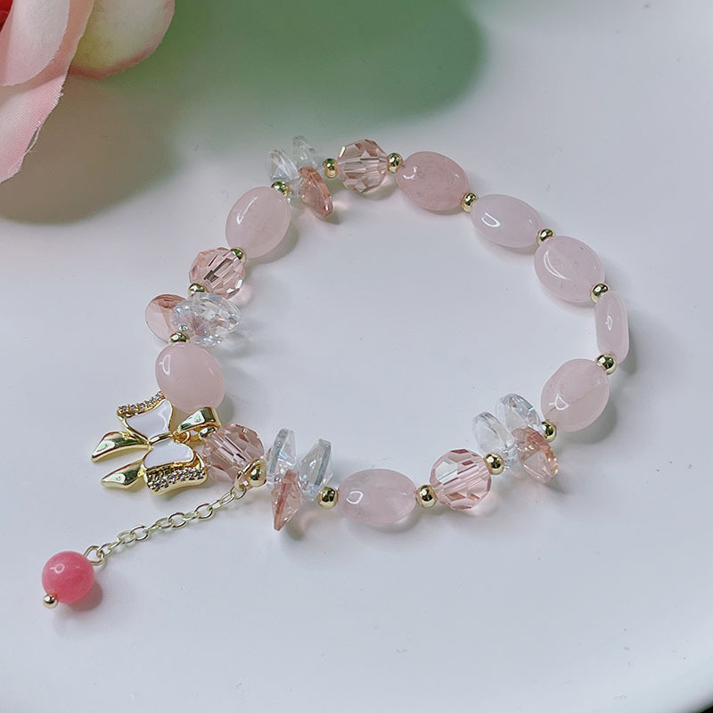 Vòng tay nơ pha lê siêu lấp lánh
