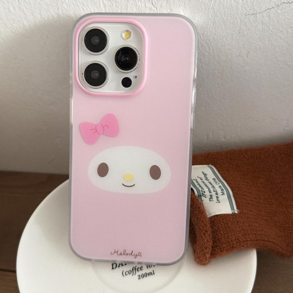 Ốp Lưng Cứng Tương Thích Với iPhone 13 14 14Pro 14ProMax 15 15Pro 15ProMax 16 16Pro 16ProMax 17 17Pro 17ProMax Ốp Họa Tiết Giai Điệu Màu Hồng