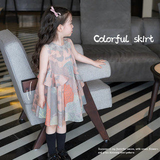 Trẻ em Váy Cotton nguyên chất Váy công chúa bé gái mùa hè Váy bé gái
