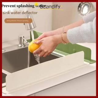 [Còn hàng] SCANDIFY 1 / 2 chiếc Tấm chắn bùn bồn rửa, Tấm vách ngăn nước chống dầu bằng silicon, có cốc hút Đồ dùng nhà bếp Bể bơi Dụng cụ sắp xếp bồn rửa Tiện ích nhà bếp