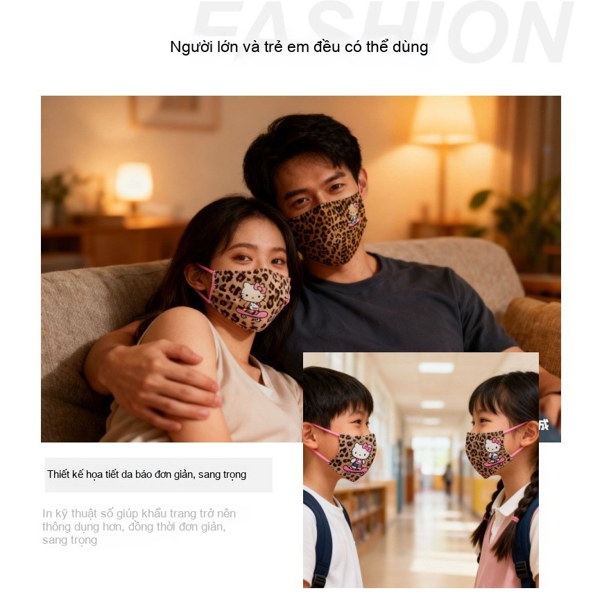 Mặt nạ da đen cao cấp cho thu đông, chống bụi, dùng một lần dành cho người lớn