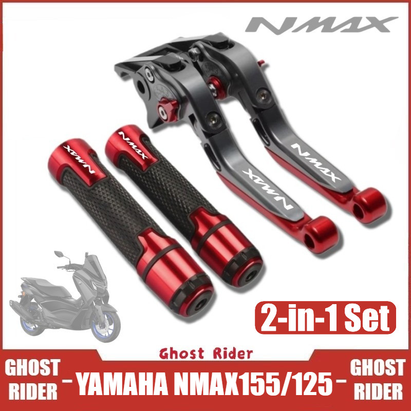 Dành Cho Xe YAMAHA NMAX155 NMAX125 Bộ Tay Cầm Cần Phanh Có Thể Điều Chỉnh Nhôm CNC