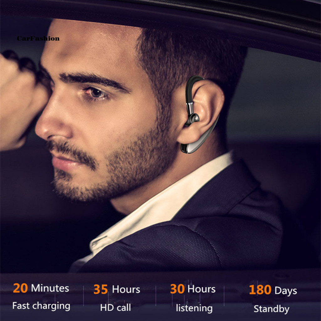< CarFashion > Tai nghe không dây S109 Siêu âm Nhẹ Thoải mái khi đeo Tai nghe tương thích Bluetooth rảnh tay cho thể thao