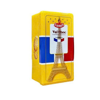 Bánh Quy Kẹp Kem Vị Socola St Georges Val'Choc Hộp Thiếc 300G Sang Trọng, Hộp Quà Tết 2026