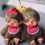 PS1 MONCHHICHI Đáng Yêu Vinyl Sang Trọng Lai Búp Bê Sang Trọng Đồ Chơi Sang Trọng Cho Trẻ Em Bé Gái Túi Charm SP1