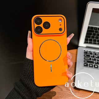 Vòng mỏng kim loại hút từ tính thích hợp cho vỏ điện thoại Apple 17promax thích hợp cho 16 màu tương phản 15 / 14 / 13 chống rơi với màng ống kính bao gồm tất cả vỏ cứng PC mờ